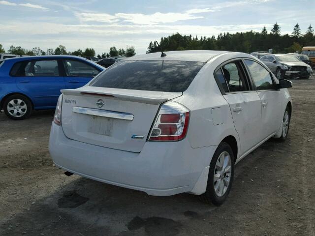 3N1AB6AP1BL687950 - 2011 NISSAN SENTRA 2.0 WHITE photo 4