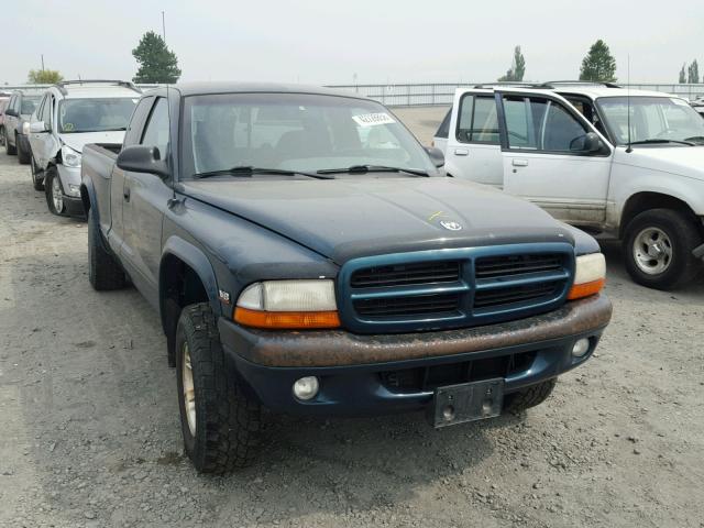 1B7GG22Y5WS513265 - 1998 DODGE DAKOTA GREEN photo 1