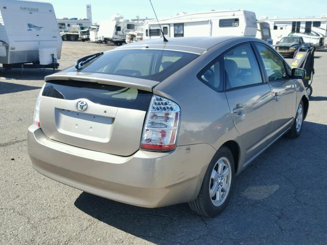 JTDKB20U783336191 - 2008 TOYOTA PRIUS GOLD photo 4