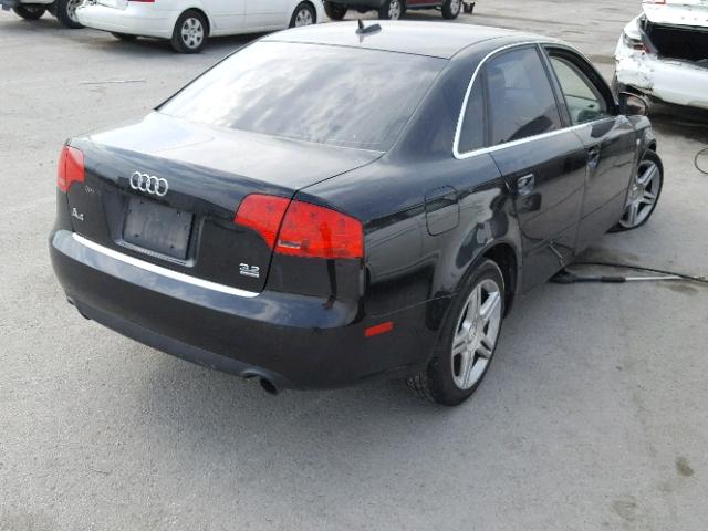 WAUDH78E56A190834 - 2006 AUDI A4 3.2 QUA BLACK photo 4