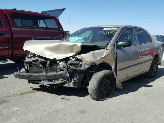 1NXBR32E15Z523693 - 2005 TOYOTA COROLLA TAN photo 2