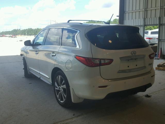 5N1AL0MN4FC522148 - 2015 INFINITI QX60 WHITE photo 3