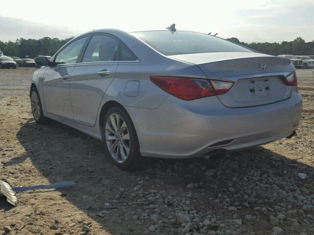 5NPEC4AC8BH217153 - 2011 HYUNDAI SONATA SE SILVER photo 3