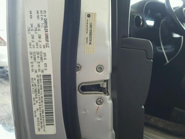 1J4NF1FB0BD278146 - 2011 JEEP COMPASS SP SILVER photo 10