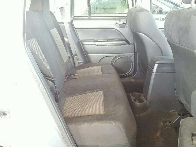 1J4NF1FB0BD278146 - 2011 JEEP COMPASS SP SILVER photo 6