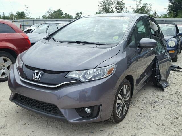 3HGGK5H72HM708445 - 2017 HONDA FIT GRAY photo 2