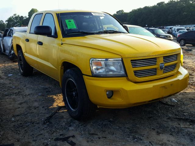 1D7HE68K88S501723 - 2008 DODGE DAKOTA SPO YELLOW photo 1