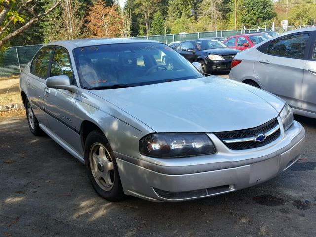 2G1WH55K929324009 - 2002 CHEVROLET IMPALA SILVER photo 1