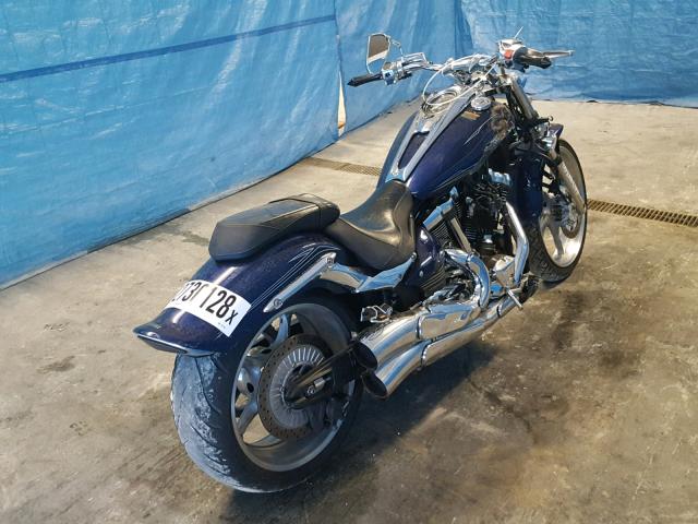 JYAVP27E0EA017182 - 2014 YAMAHA XV1900 CU BLUE photo 4