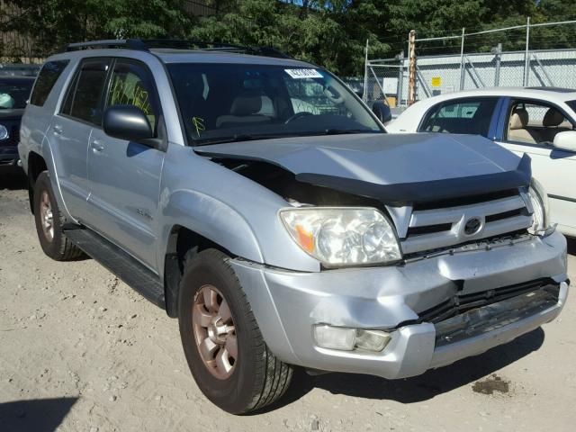 JTEBU14R830011873 - 2003 TOYOTA 4RUNNER SILVER photo 1