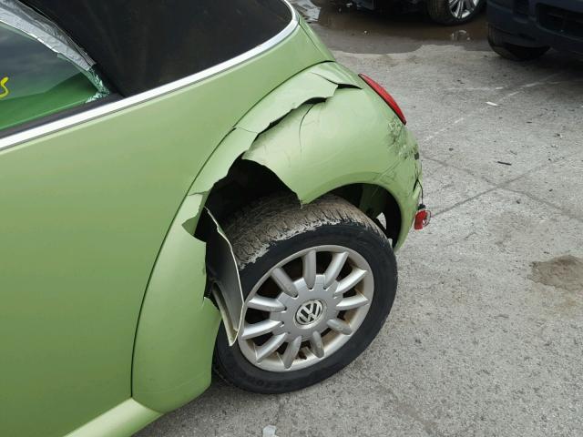 3VWCM31Y14M324257 - 2004 VOLKSWAGEN NEW BEETLE GREEN photo 9