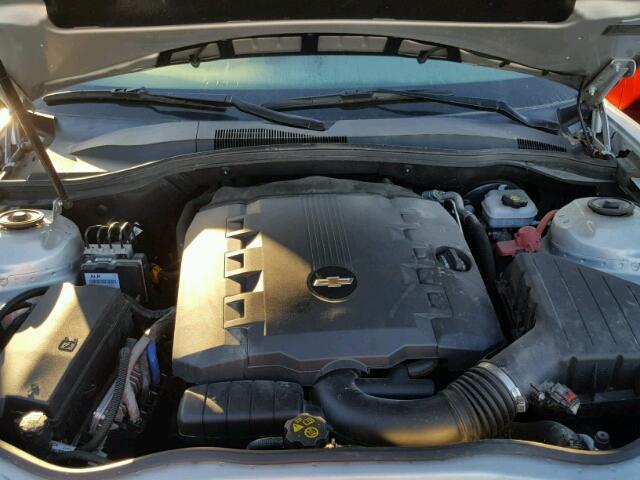 2G1FA1E38D9139880 - 2013 CHEVROLET CAMARO LS GRAY photo 7