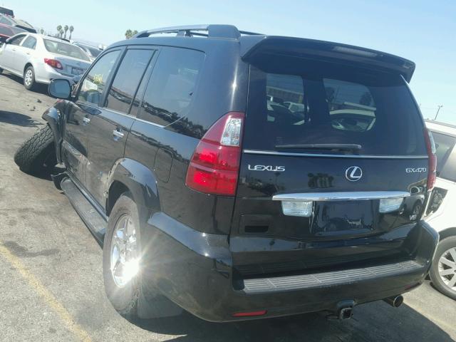 JTJBT20XX80150392 - 2008 LEXUS GX BLACK photo 3