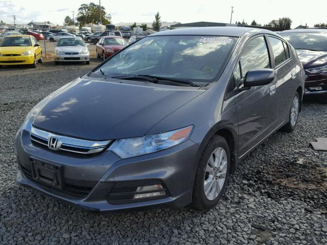 JHMZE2H7XCS000746 - 2012 HONDA INSIGHT GRAY photo 2