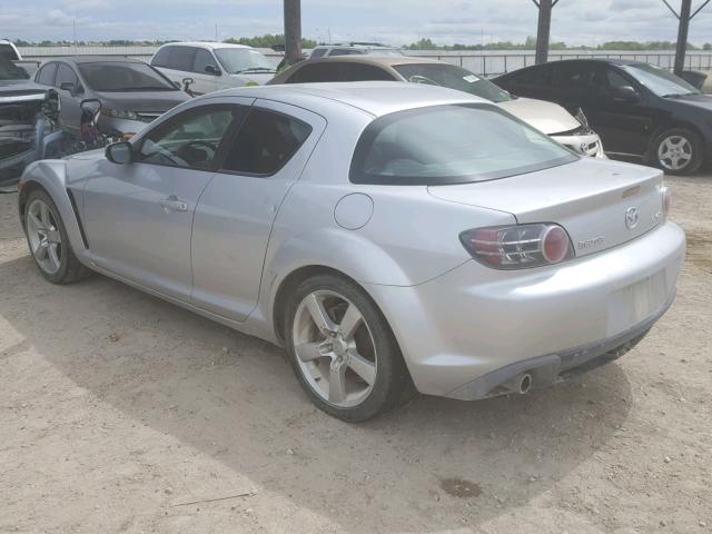 JM1FE17N350147858 - 2005 MAZDA RX8 SILVER photo 3