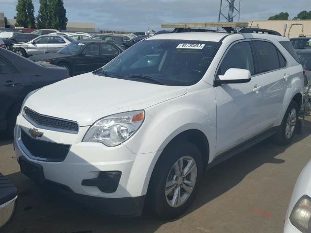 1GNALBEKXEZ106824 - 2014 CHEVROLET EQUINOX WHITE photo 2