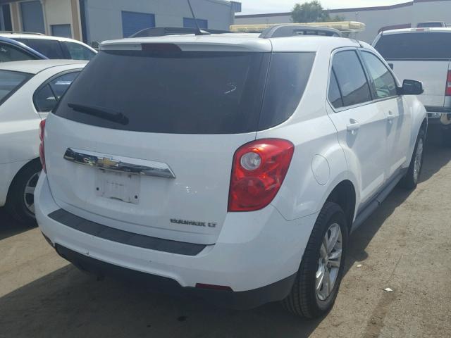 1GNALBEKXEZ106824 - 2014 CHEVROLET EQUINOX WHITE photo 4