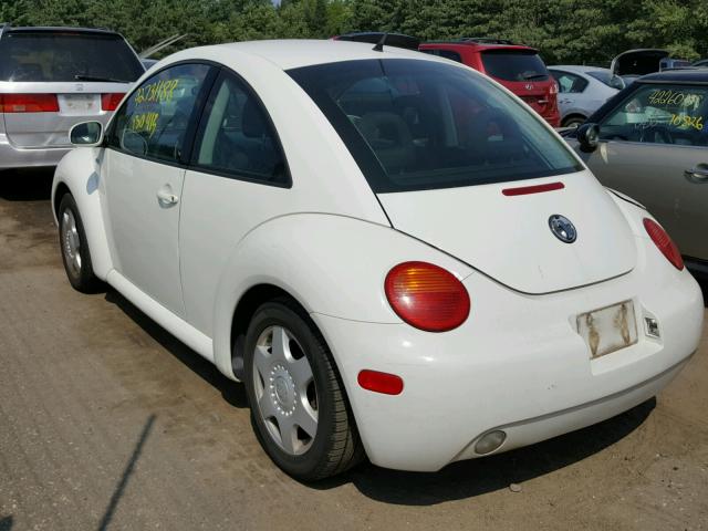 3VWCS21CX1M421456 - 2001 VOLKSWAGEN NEW BEETLE თეთრი ფოტო 3