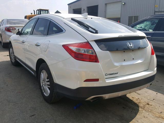 5J6TF3H52DL000710 - 2013 HONDA CROSSTOUR WHITE photo 3