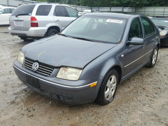 3VWSA69MX4M106437 - 2004 VOLKSWAGEN JETTA GLS GRAY photo 2