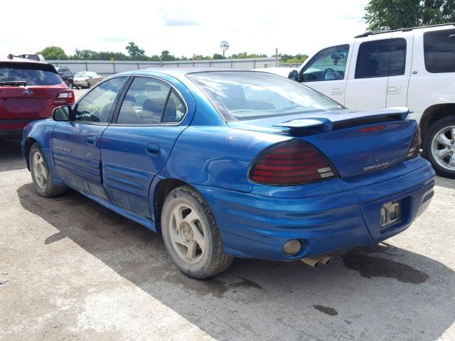 1G2NF52E6YC510684 - 2000 PONTIAC GRAND AM S ლურჯი ფოტო 3