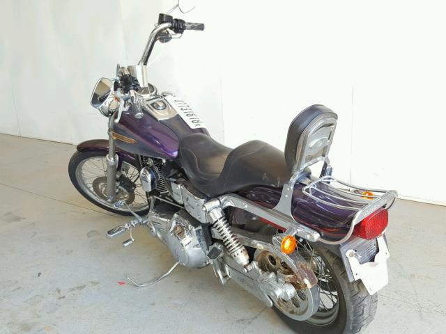 1HD1GPW124K302200 - 2004 HARLEY-DAVIDSON FXDWGI PURPLE photo 3