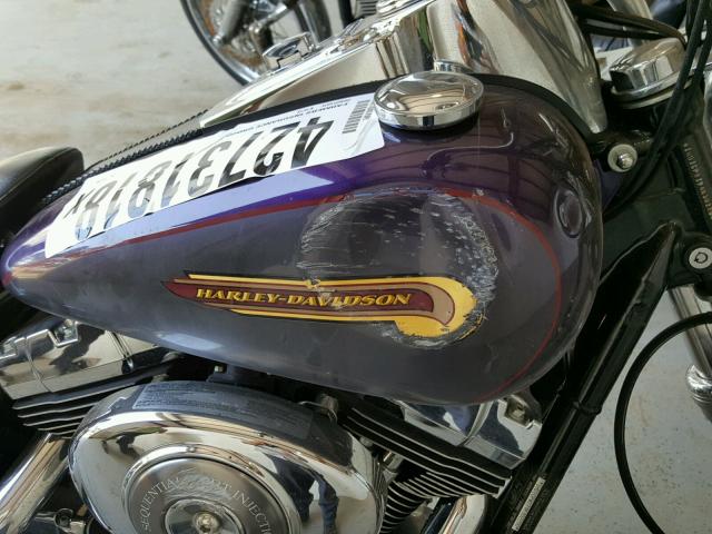 1HD1GPW124K302200 - 2004 HARLEY-DAVIDSON FXDWGI PURPLE photo 9