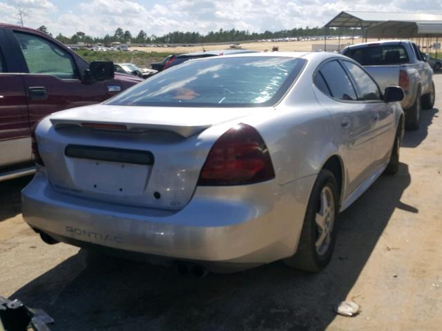 2G2WP522041128111 - 2004 PONTIAC GRAND PRIX ვერცხლისფერი ფოტო 4