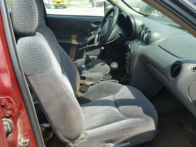 1G2NE52F82C238450 - 2002 PONTIAC GRAND AM S მუქწითელი ფოტო 5