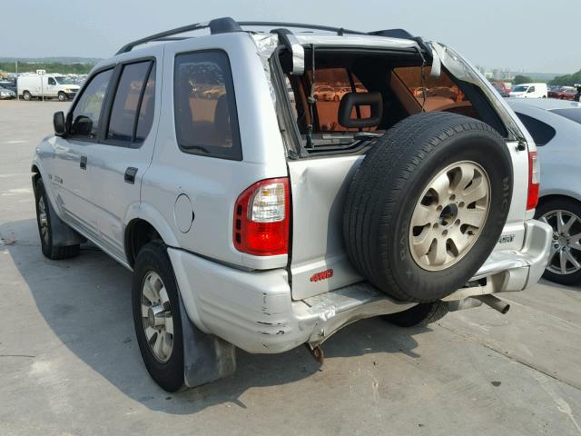 4S6CM58W9X4426508 - 1999 HONDA PASSPORT E SILVER photo 3