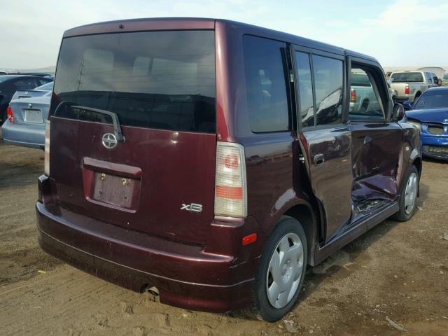JTLKT324140167771 - 2004 TOYOTA SCION XB Bənövşəyi foto 4