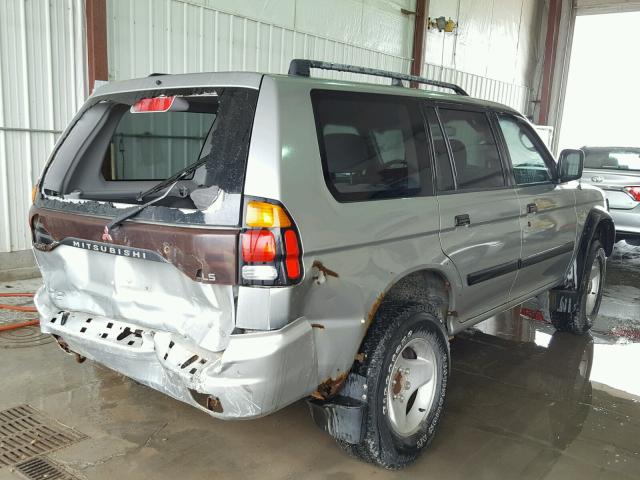 JA4MT21H61P059291 - 2001 MITSUBISHI MONTERO SP SILVER photo 4