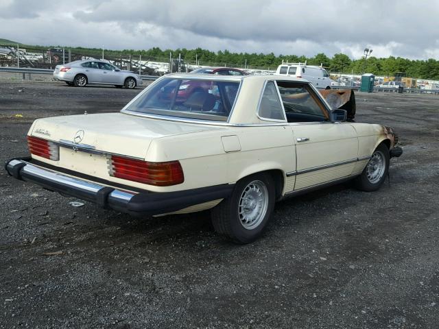 WDB10704412065943 - 1980 MERCEDES-BENZ 450 SL CREAM photo 4