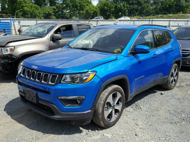 3C4NJCBB9JT134030 - 2018 JEEP COMPASS LA 蓝色 照片 2