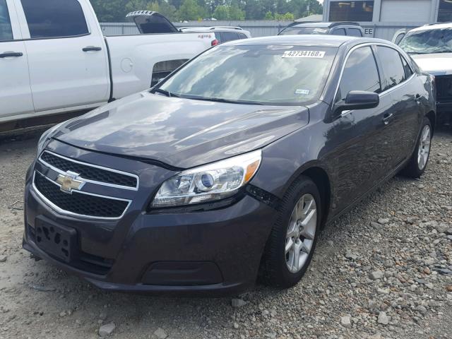 1G11D5RR9DF116994 - 2013 CHEVROLET MALIBU 1LT GRAY photo 2