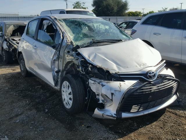 VNKKTUD38HA085467 - 2017 TOYOTA YARIS L SILVER photo 1