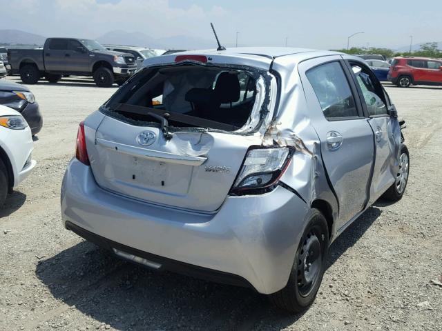 VNKKTUD38HA085467 - 2017 TOYOTA YARIS L SILVER photo 4