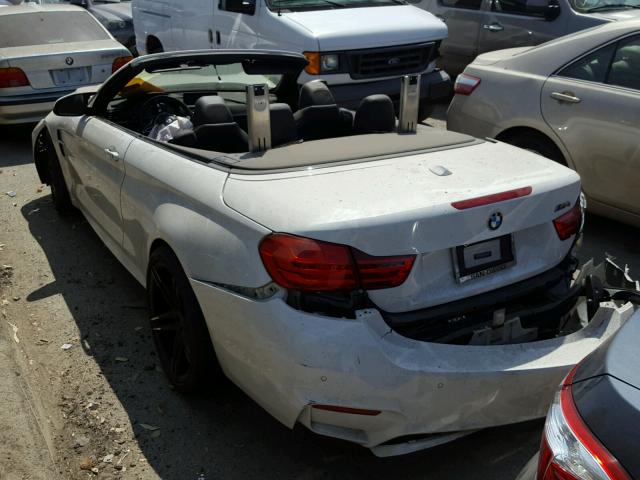 WBS3U9C54FP967913 - 2015 BMW M4 WHITE photo 3