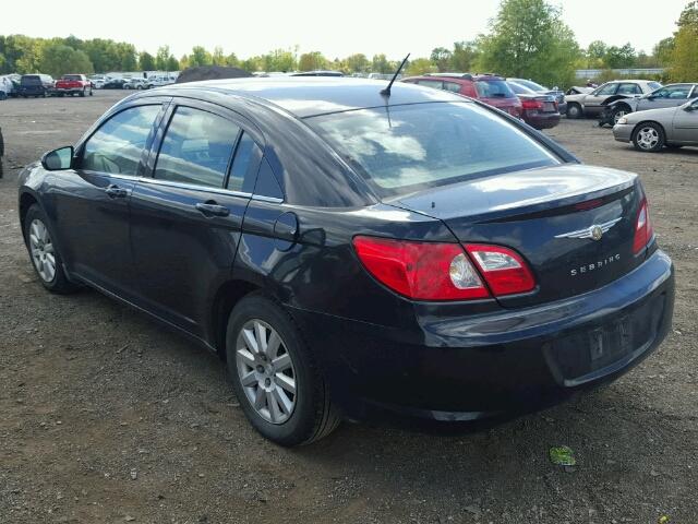 1C3LC46K37N677761 - 2007 CHRYSLER SEBRING BLACK photo 3