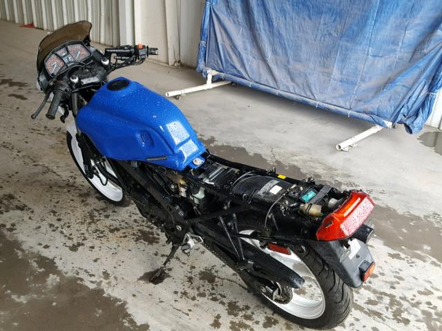 JH2MC1500LM200307 - 1990 HONDA VTR250 BLUE photo 3