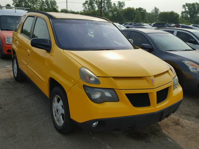 3G7DA03E72S585384 - 2002 PONTIAC AZTEK YELLOW photo 1