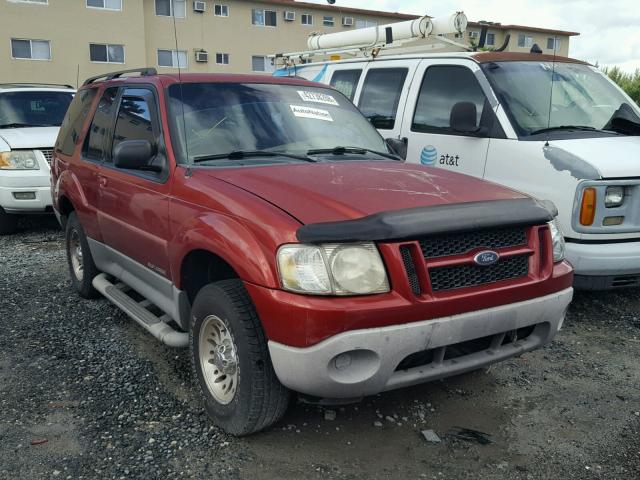 1FMYU60E31UA29391 - 2001 FORD EXPLORER S RED photo 1