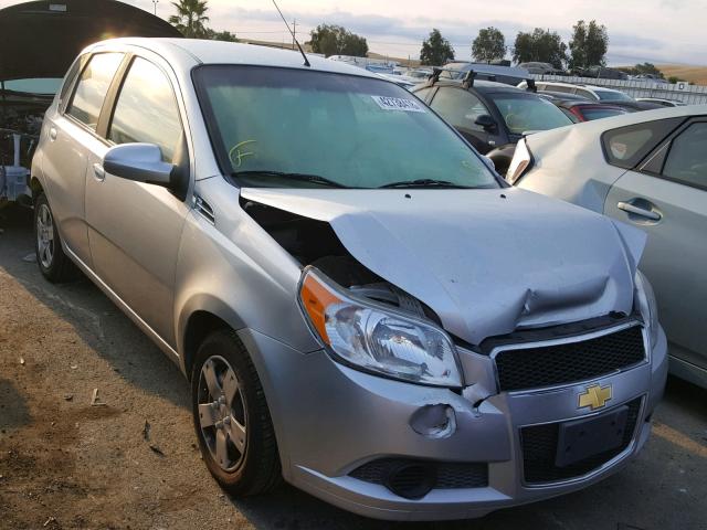 KL1TD6DE9BB153419 - 2011 CHEVROLET AVEO LS SILVER photo 1