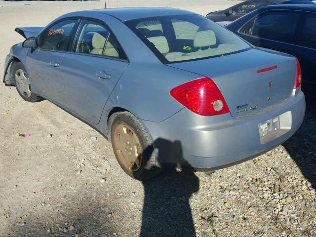 1G2ZF57B584126275 - 2008 PONTIAC G6 BLUE photo 3