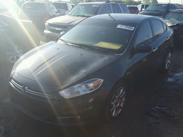 1C3CDFCB5ED677969 - 2014 DODGE DART LIMIT BLACK photo 2