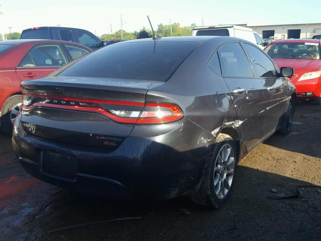 1C3CDFCB5ED677969 - 2014 DODGE DART LIMIT BLACK photo 4