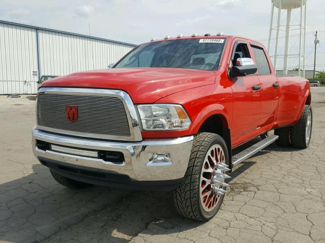 3C63RRGL9EG251424 - 2014 RAM 3500 ST RED photo 2