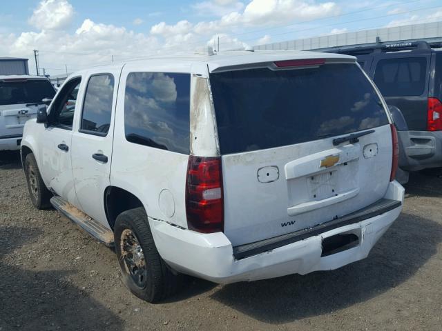 1GNLC2E04DR256563 - 2013 CHEVROLET TAHOE POLI WHITE photo 3