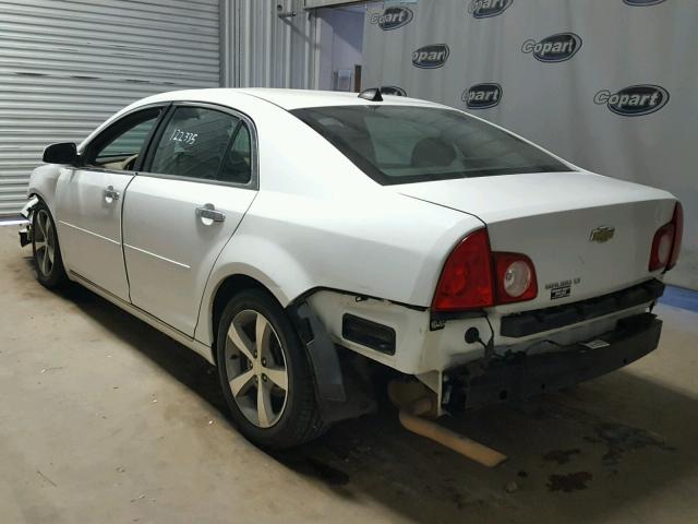 1G1ZC5E03CF320850 - 2012 CHEVROLET MALIBU 1LT თეთრი ფოტო 3