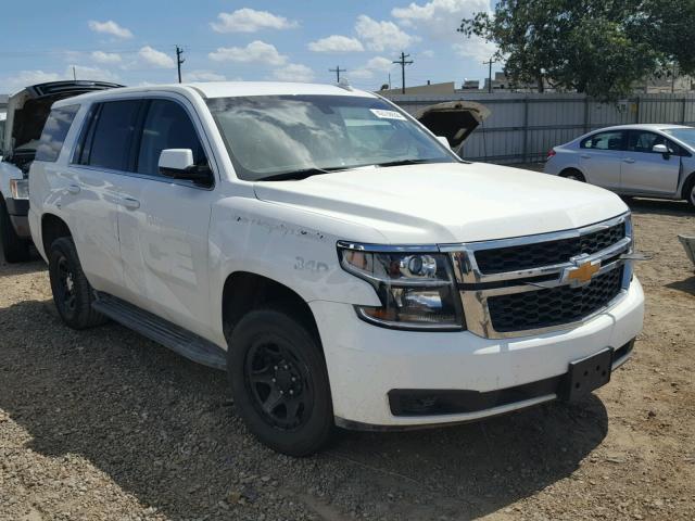 1GNLCDECXHR162733 - 2017 CHEVROLET TAHOE POLI WHITE photo 1